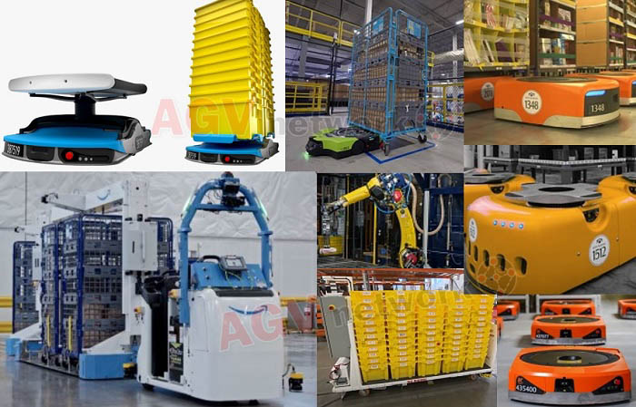 All the AMAZON Warehouse Robots